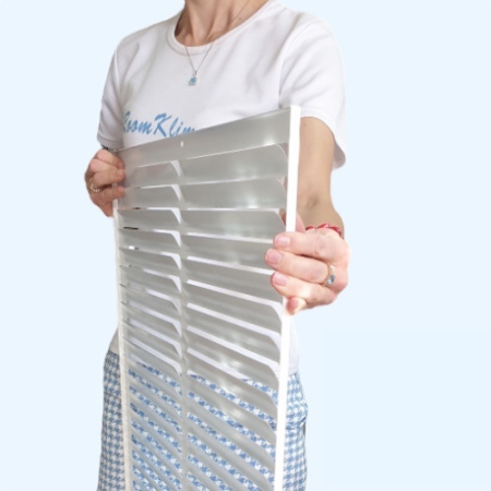 РМ 600х800 белая Решётка вентиляционная металлическая