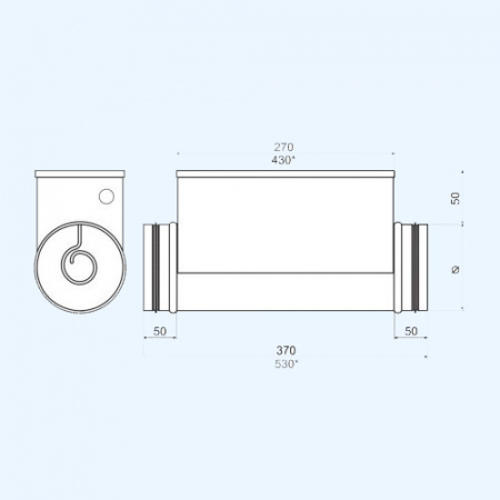 EHC 315-9,0/3 Shuft круглый канальный нагреватель