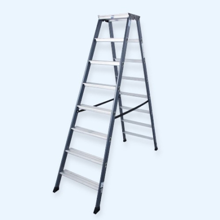  Krause Monto SePro D 2x8 (125859) Двухсторонняя лестница стремянка с анодированным покрытием