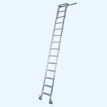 Лестница для стеллажей со ступенями для Т-образных шинных систем Stabilo Krause 13 ступеней (815682) Лестница для стеллажей со ступенями для Т-образных шинных систем Stabilo Krause 13 ступеней (815682)