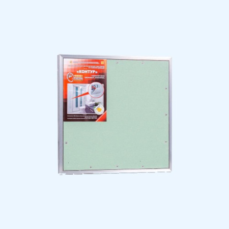 КР 40х40 КОНТУР 2.0 Люк под плитку со съемной дверцей и нажимным замком