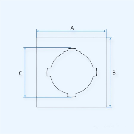Flexag VR75 HEATWAY Врезка под фланец оцинкованная