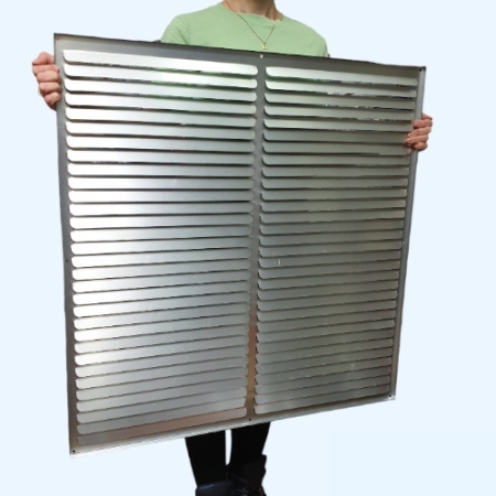 РМ 800х800 оцинкованная Решётка вентиляционная металлическая