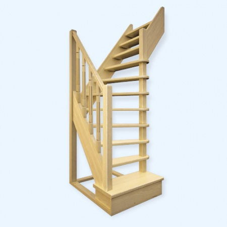 ЛЕС-91 Лесенка Деревянная универсальная межэтажная лестница