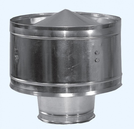 Дефлектор 0,5 оцинк - 0,5 оцинк диаметр 120/200