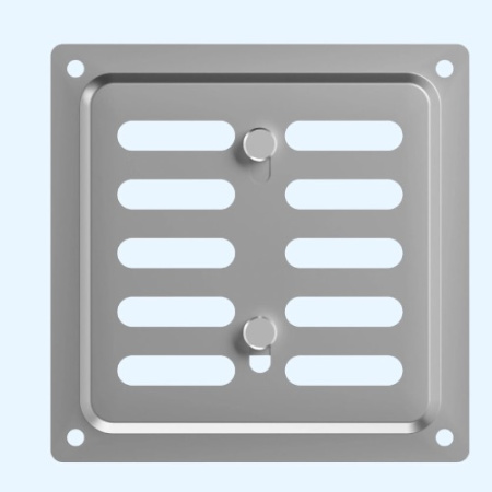 1515MER ERA Решетка вентиляционная MER регулируемая 150x150 оцинк.сталь