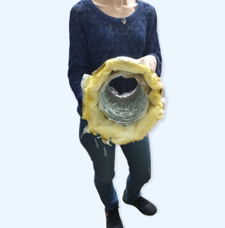 SONOAFS-ALU.70 with barrier (160/10м) Звуко-теплоизолированные воздуховод