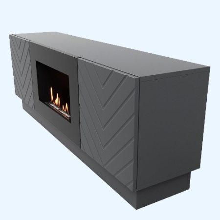 BFP/P-1400V графит (1595748) Firelight Тумба с биокамином