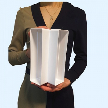 620КВП ERA Колено КВП 60х204 вертикальное пластик