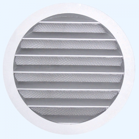 16РКМ фланец D160 сетка D185 алюминий ERA STREETLINE Решетка вентиляционная РКМ