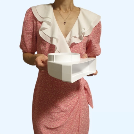 620СК12,5ФП ERA Переходник СКФП D125 90° 60х204 пластик