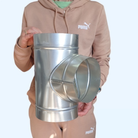 Тройник оцинкованный 160 Ц