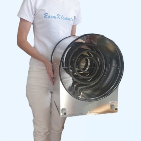 ZEA 315-9/3 ZILON электрический круглый канальный нагреватель