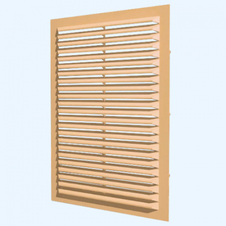 2323С Beige (бежевый) ERA Решетка вентиляционная С сетка 234х234 пластик