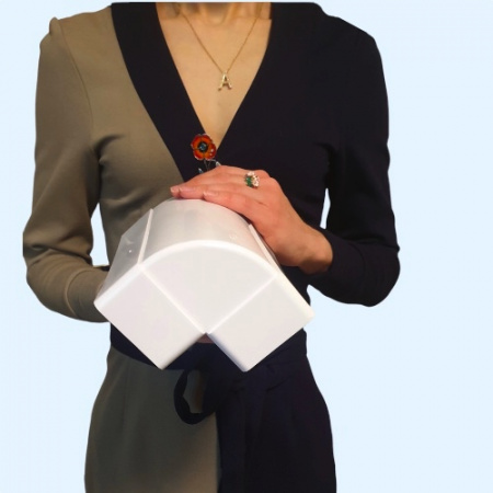 620КВП ERA Колено КВП 60х204 вертикальное пластик