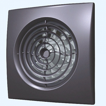 AURA 4C Dark Gray metal DICITI Вентилятор накладной D100 обр.клапан AURA 4C Dark Gray metal DICITI Вентилятор накладной D100 обр.клапан