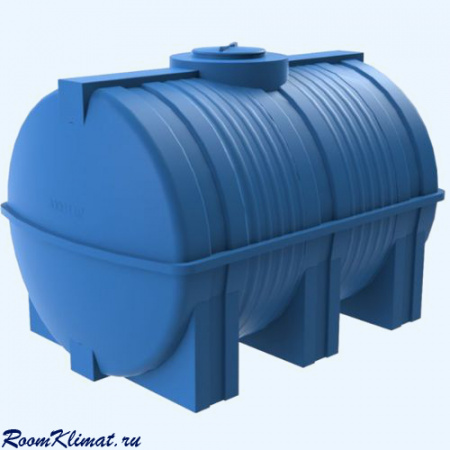 Полимер G 500 Цилиндрический горизонтальный пластиковый бак емкость для воды