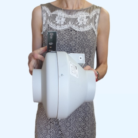 CYCLONE 125 ERA PRO Вентилятор канальный D125 центробежный пластиковый корпус