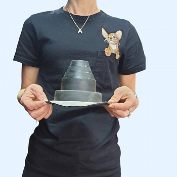 Манжета кровельная прямая №2 черная EPDM (45-75 мм)