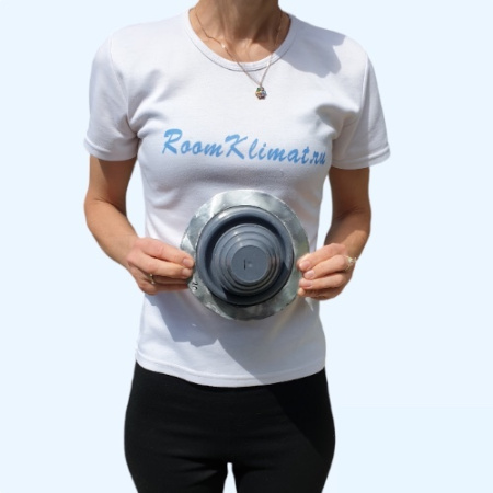 Манжета кровельная прямая №2 серая EPDM (45-75 мм)