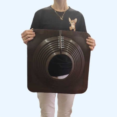 №8R коричневая (178-330) Манжета кровельная разъемная из термостойкой резины EPDMп