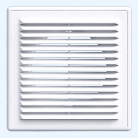 2121R12F ERA Решетка вентиляционная RF фланец D125 разъемная 208х208 пластик