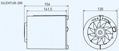 Silentub 200 Soler&Palau Вентилятор бытовой канальный