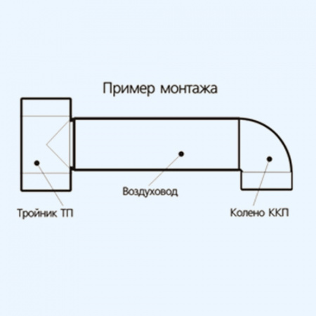 12,5ВП2 ERA Воздуховод ВП D125 L2м пластик