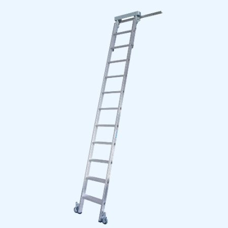 Лестница для стеллажей со ступенями для Т-образных шинных систем Stabilo Krause 11 ступеней (815668)