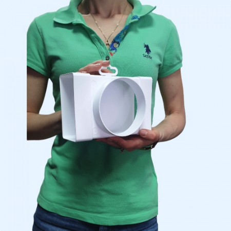 511ТФ10П ERA Тройник ТФП D100 с выходом 55х110 пластик