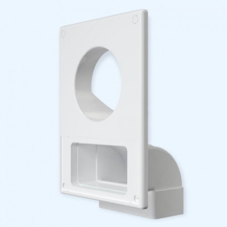 1825РУ12,5Ф ERA Решетка вентиляционная РУФ фланец D125/60х120 разъемная 185х254 пластик