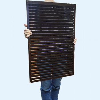 РМ 450х700 коричневая Решётка вентиляционная металлическая