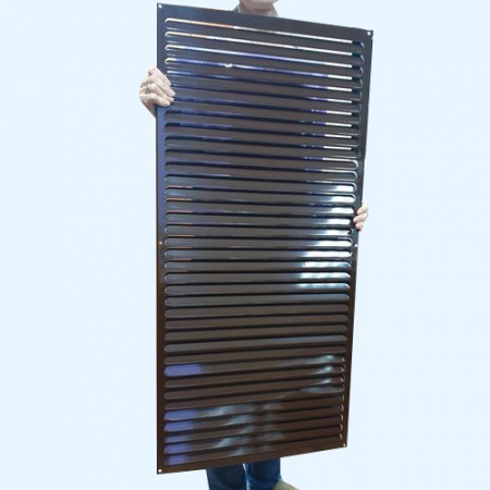 РМ 450х950 коричневая Решётка вентиляционная металлическая