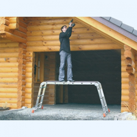 Шарнирная универсальная лестница стремянка трансформер Krause MultiMatic 4х3 (120632) Шарнирная универсальная лестница стремянка трансформер Krause MultiMatic 4х3 (120632)