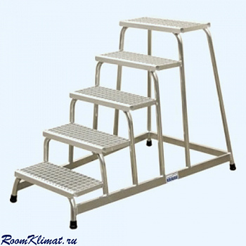 Монтажная подставка с решетчатыми ступенями Krause 5 ступеней (805355)