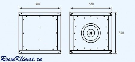 IEF 280E Shuft вытяжной кухонный вентилятор