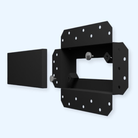 2510SGR ERA Решетка вентиляционная SGR 250x100 окраш.сталь Matt black