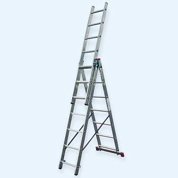 KRAUSE CORDA 3х7 (010377) Лестница трехсекционная универсальная