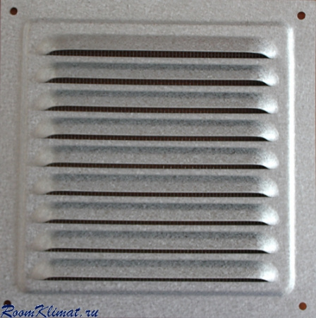 Решетка вентиляционная металлическая Vents МВМ 150c оцинкованная