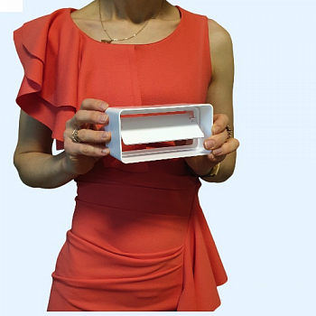 612СКПО ERA Соединитель СКПО 60х120 обр.клапан пластик