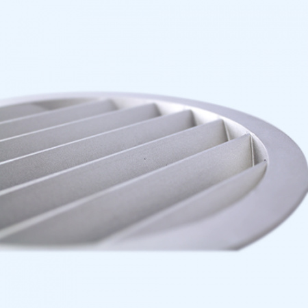 16РКМ фланец D160 сетка D185 алюминий ERA STREETLINE Решетка вентиляционная РКМ