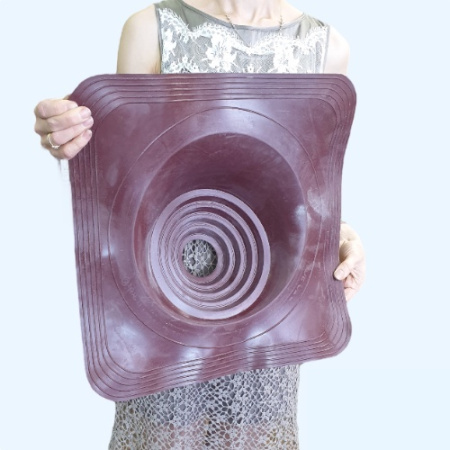 Манжета кровельная из термостойкой EPDMп резины Профи №1 красная (75-200 мм)